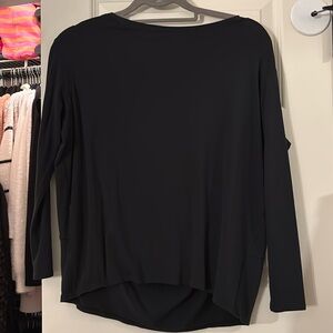 Black Lulu Lemon long sleeve shirt